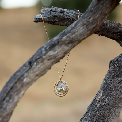 South African Rhino Pendant